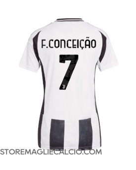 Juventus Francisco Conceicao #7 Maglia Gara Casa Repliche 2024-25 Donna